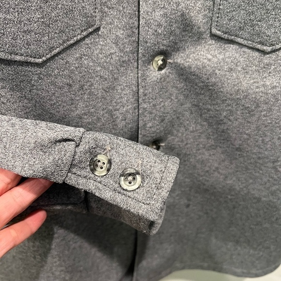 Time Out by Farah Gray Men’s Shirt Jacket/Leisure Suit Jacket - Picture 4 of 6